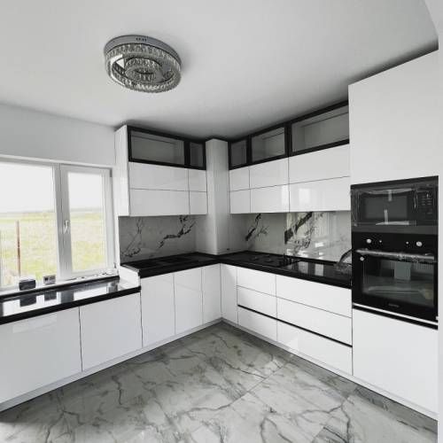 bucatarie alba bond romania