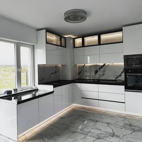 bucatarie alba led bond romania