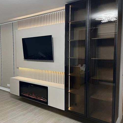 Mobila living cu spatii de depozitare bond romania