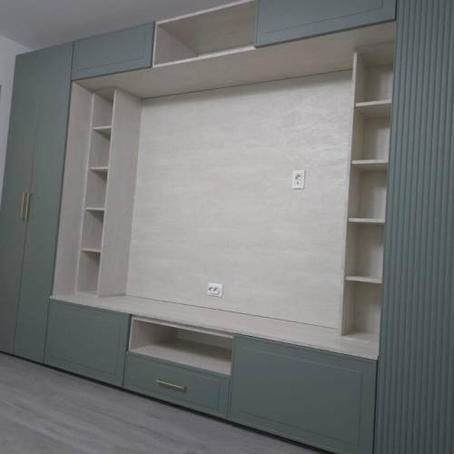 mobilier living cu spatii de depozitare