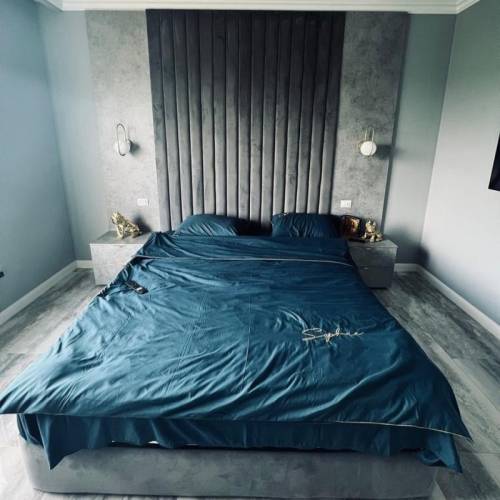 pat matrimonial de lux cu tablii pana in tavan bond concept