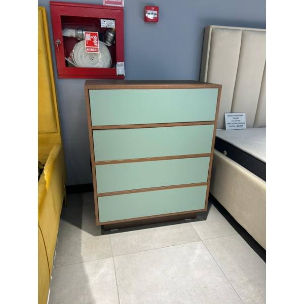 Comodă 4 sertare Oslo stejar auriu