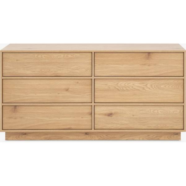 Comodă dormitor 6 sertare Oslo