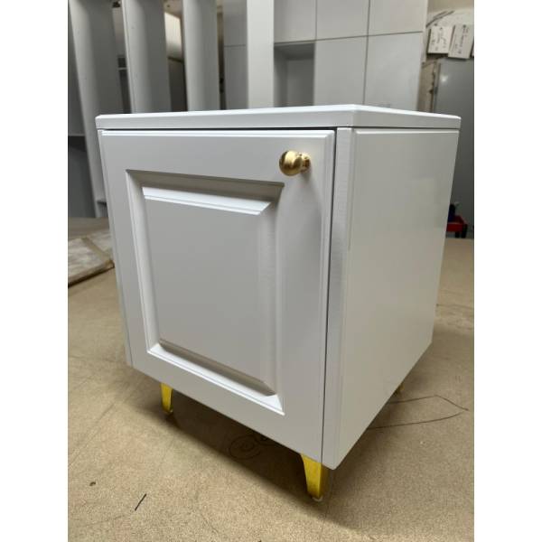 Noptieră AURA White Gold